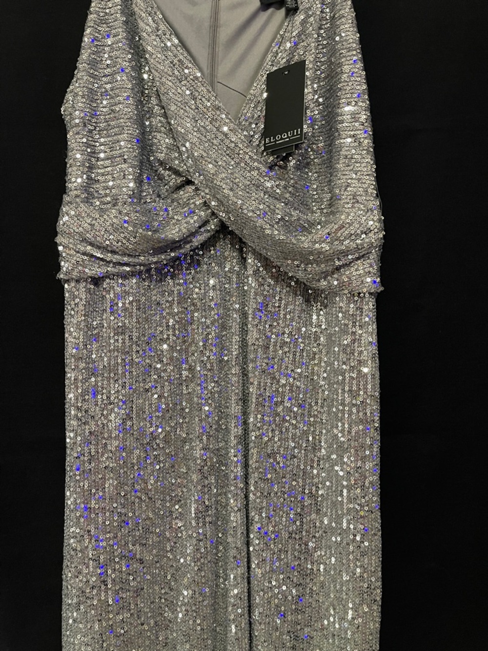 Sequin evening dress - Picture 6 of 8